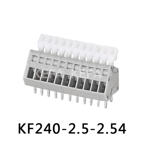 KF240-2,5/2,54 Plint av fjädertyp