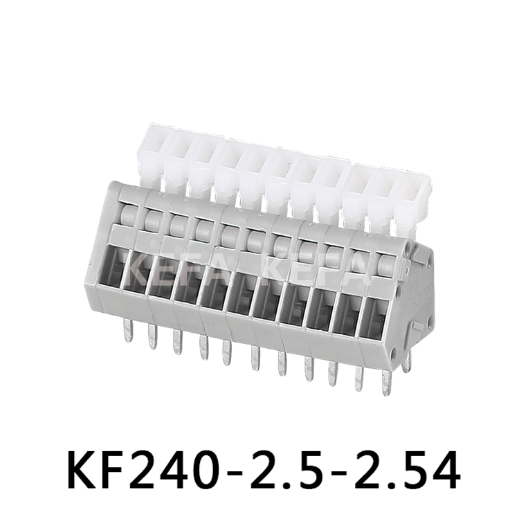 KF240-2,5/2,54 Plint av fjädertyp