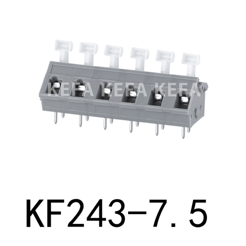 KF243-7.5 Plint av fjädertyp