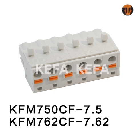 KFM750CF-7.5/KFM762CF-7.62 pluggbara terminalblock