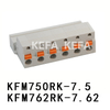 KFM750RK-7.5/KFM762RK-7.62 pluggbara terminalblock