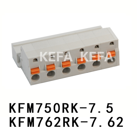 KFM750RK-7.5/KFM762RK-7.62 pluggbara terminalblock