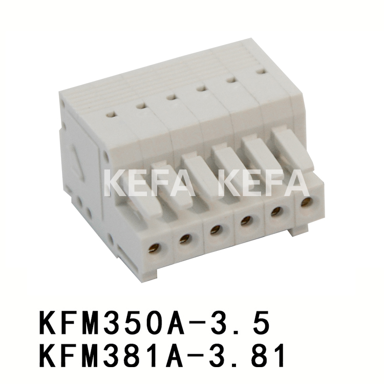 KFM350A-3.5/ KFM381A-3.81 pluggbar terminalblock