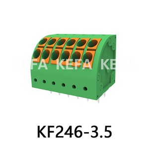 KF246-3.5 Terminalblock för fjädertyp