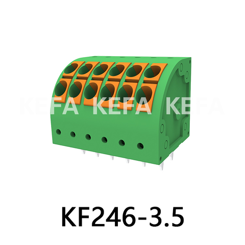 KF246-3.5 Terminalblock för fjädertyp