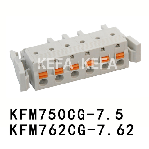 KFM750CG-7.5/KFM762CG-7.62 pluggbara terminalblock