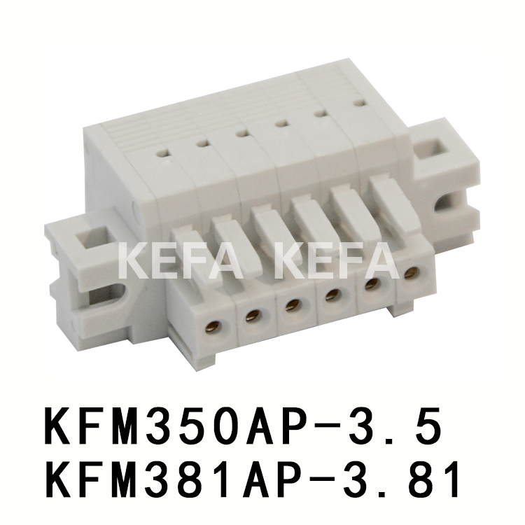 KFM350AP-3.5/ KFM381AP-3.81 pluggbara terminalblock