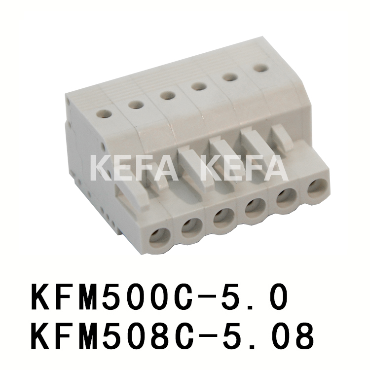KFM500C-5.0/KFM508C-5.08 Pluggbar plint