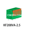 KF208VA-2,5/2,54 Plint av fjädertyp