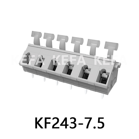 KF243-7.5 Plint av fjädertyp