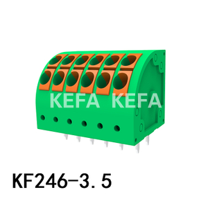 KF246-3.5 Terminalblock för fjädertyp