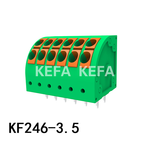 KF246-3.5 Terminalblock för fjädertyp