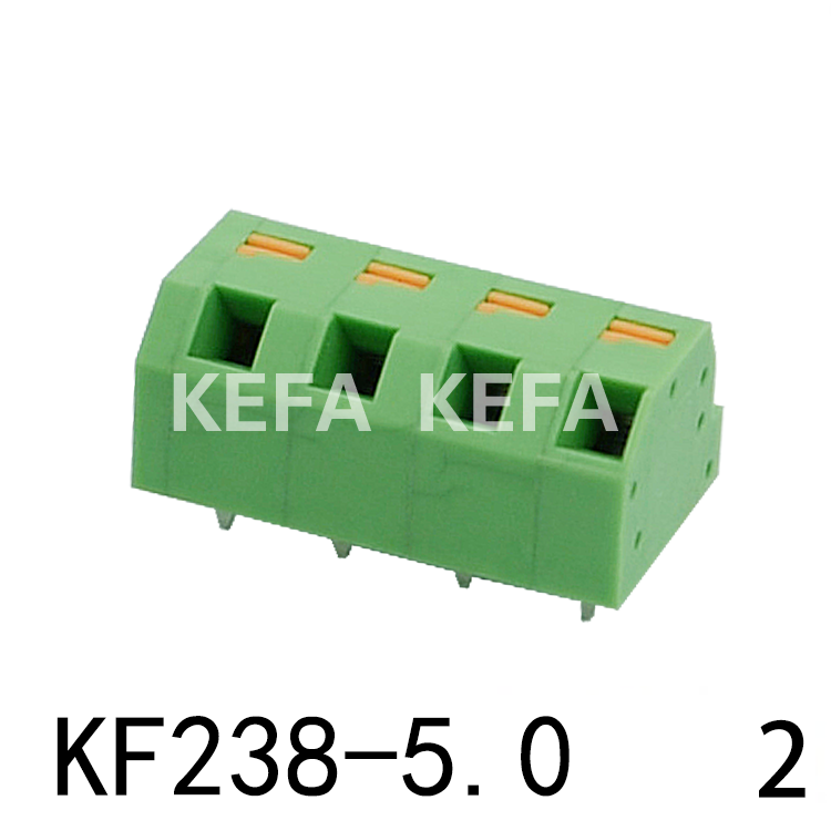 KF238-5.0-2 Plint av fjädertyp