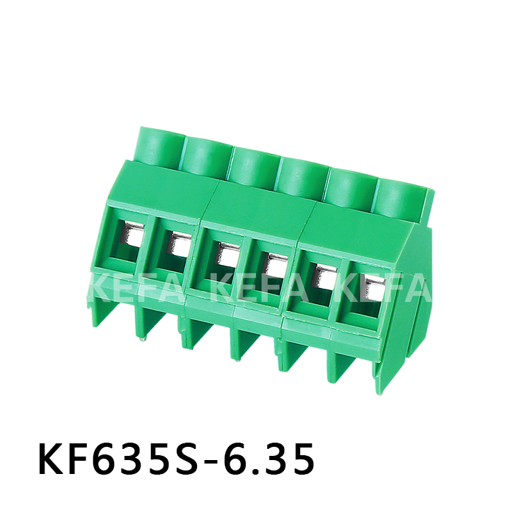 KF635S-6.35 PCB terminalblock