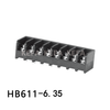 HB611-6.35 barriärterminalblock