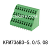 KFM736B3-5.0/5.08 Plint av fjädertyp