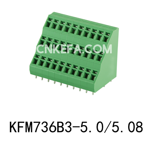 KFM736B3-5.0/5.08 Plint av fjädertyp