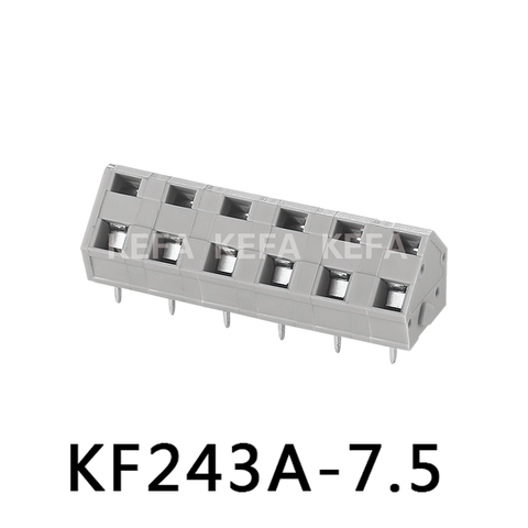 KF243A-7.5 Plint av fjädertyp