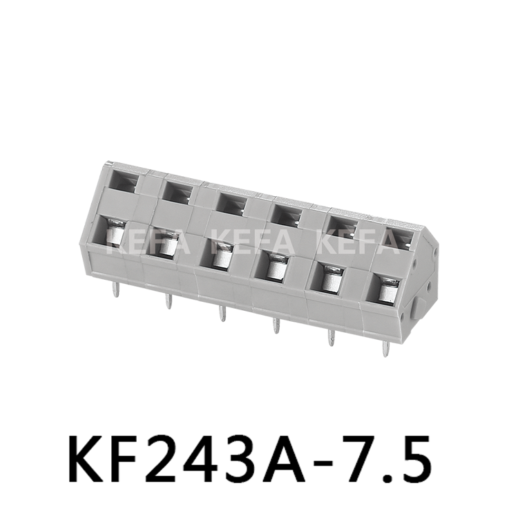 KF243A-7.5 Plint av fjädertyp