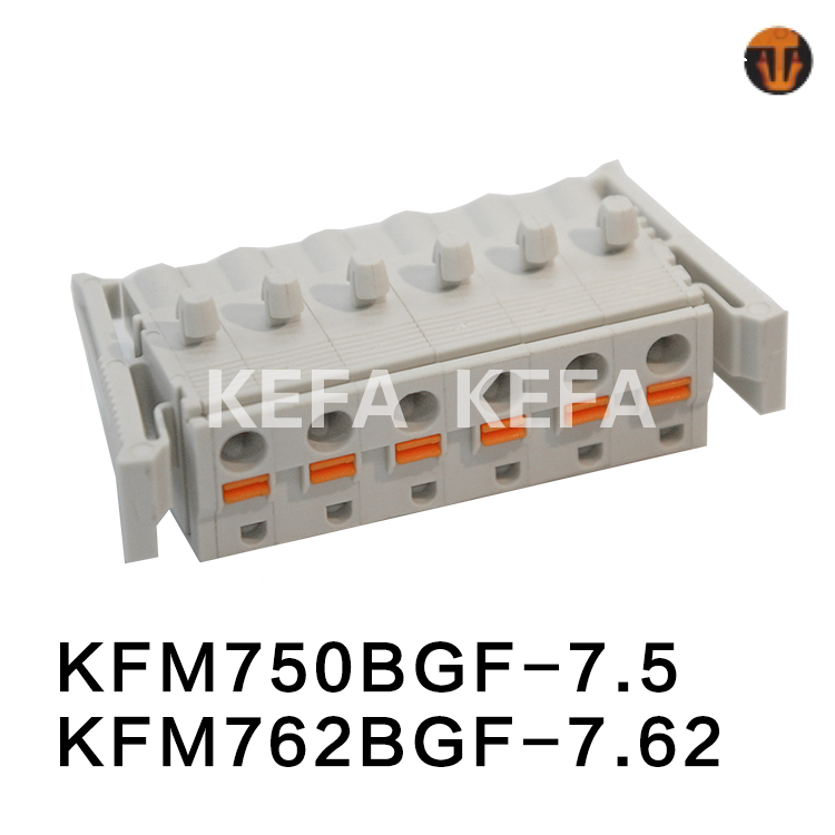 KFM750BGF-7.5/KFM762BGF-7.62 pluggbar terminalblock