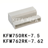 KFM750RK-7.5/KFM762RK-7.62 pluggbara terminalblock