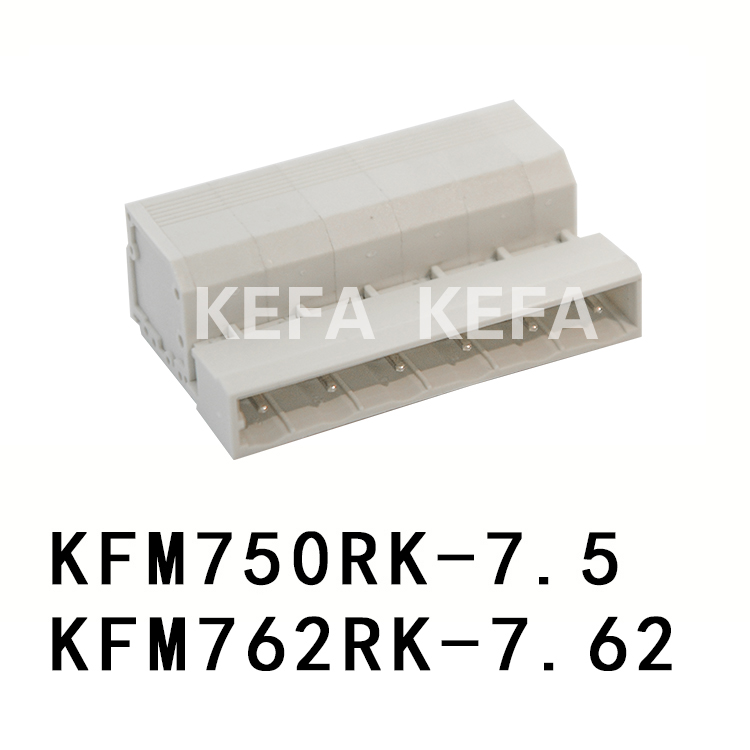 KFM750RK-7.5/KFM762RK-7.62 pluggbara terminalblock
