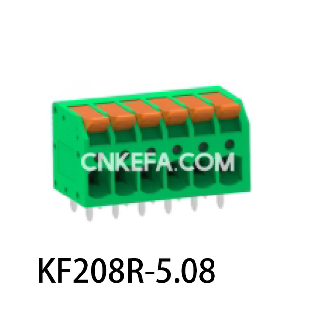 KF208R-5.0/5.08 Terminalblock för fjädertyp