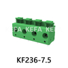 KF236-7.5 Plint av fjädertyp