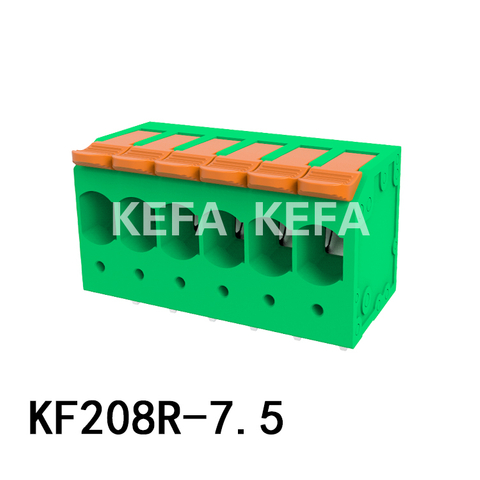 KF208R-7.5 Spring Type Terminal Block