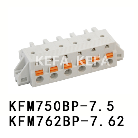KFM750BP-7.5/KFM762BP-7.62 pluggbara terminalblock