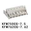 KFM750CG-7.5/KFM762CG-7.62 pluggbara terminalblock