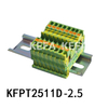 KFPT2511D-2.5 Din-skena plint