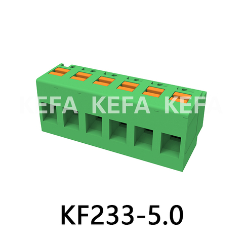 KF233-5.0 Plint av fjädertyp