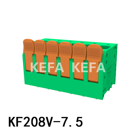 KF208V-7.5 Terminalblock för fjädertyp