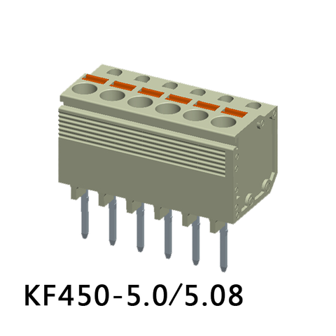 KF450-5.0/5.08 Plint av fjädertyp