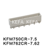 KFM750CR-7.5/KFM762CR-7.62 pluggbara terminalblock