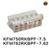 KFM750RKBPF-7.5/KFM762RKBPF-7.62 pluggbara terminalblock