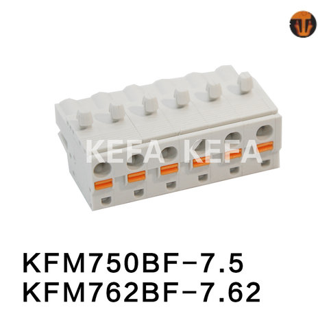 KFM750BF-7.5/KFM762BF-7.62 pluggbara terminalblock