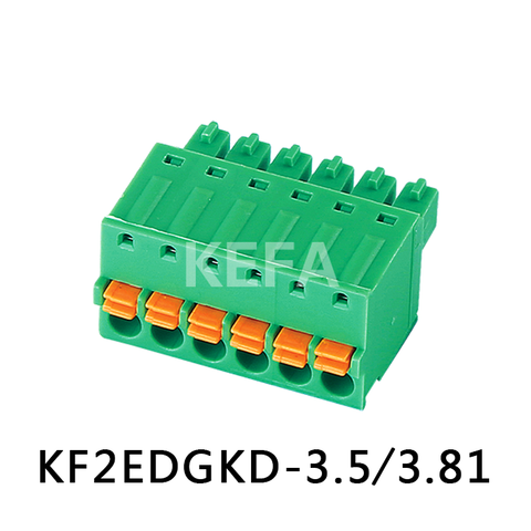 KF2EDGKD-3.5/3.81 pluggbara terminalblock