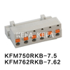 KFM750RKB-7.5/KFM762RKB-7.62 pluggbar terminalblock