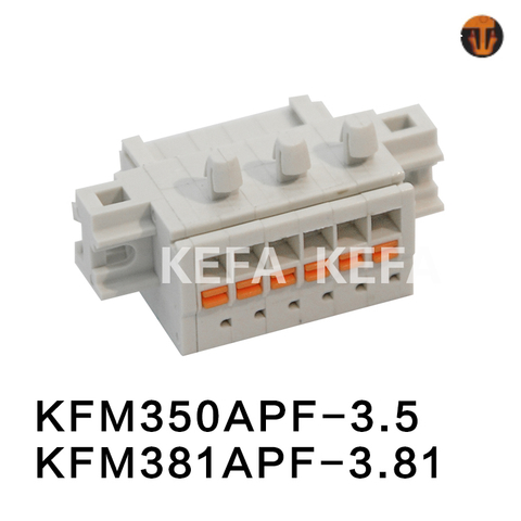 KFM350APF-3.5/ KFM381APF-3.81 pluggbar terminalblock