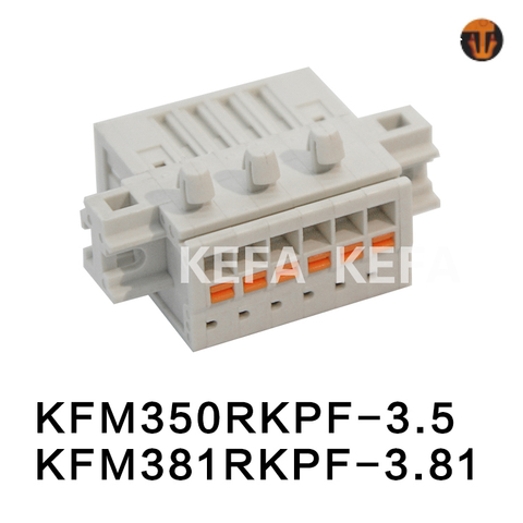 KFM350RKPF-3.5/ KFM381RKPF-3.81 pluggbar terminalblock
