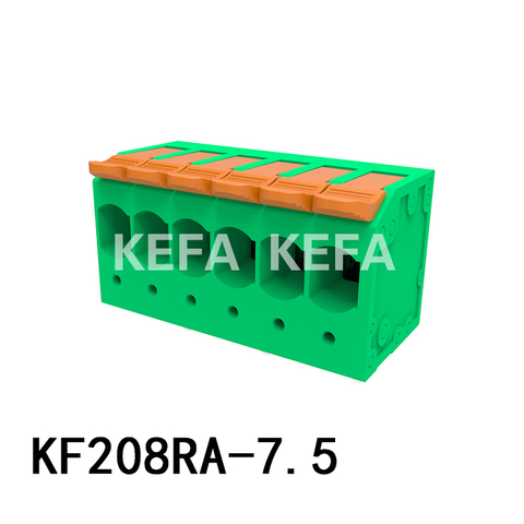 KF208RA-7.5 Terminalblock för fjädertyp