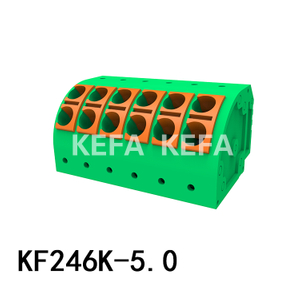 KF246K-5.0 Spring Type Terminal Block
