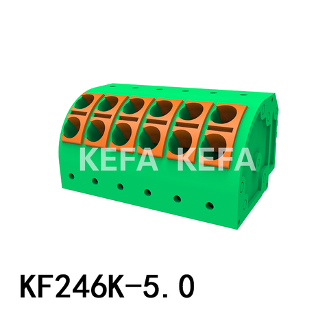 KF246K-5.0 Spring Type Terminal Block