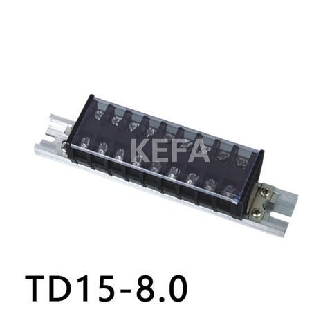 TD15-8.0 Din-skena plint