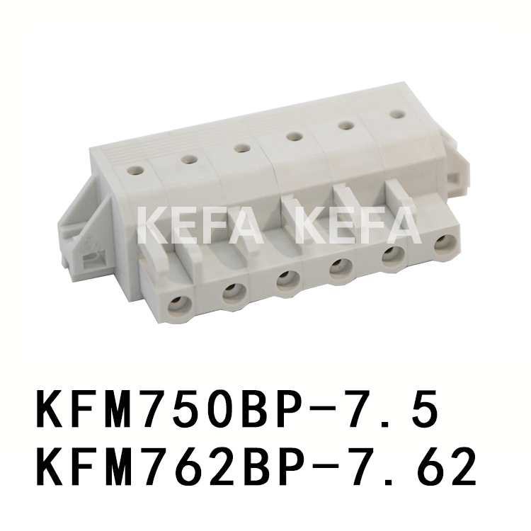 KFM750BP-7.5/KFM762BP-7.62 pluggbara terminalblock