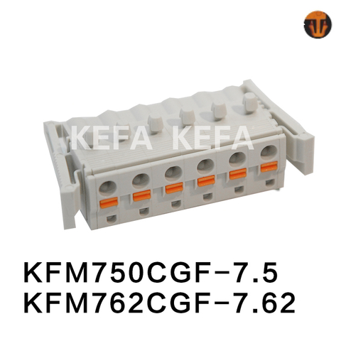 KFM750CGF-7.5/KFM762CGF-7.62 pluggbar terminalblock