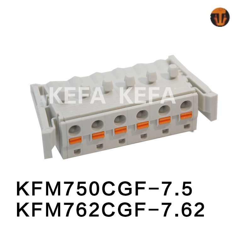 KFM750CGF-7.5/KFM762CGF-7.62 pluggbar terminalblock