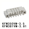 KFM350VM-3.5/ KFM381VM-3.81 pluggbar terminalblock